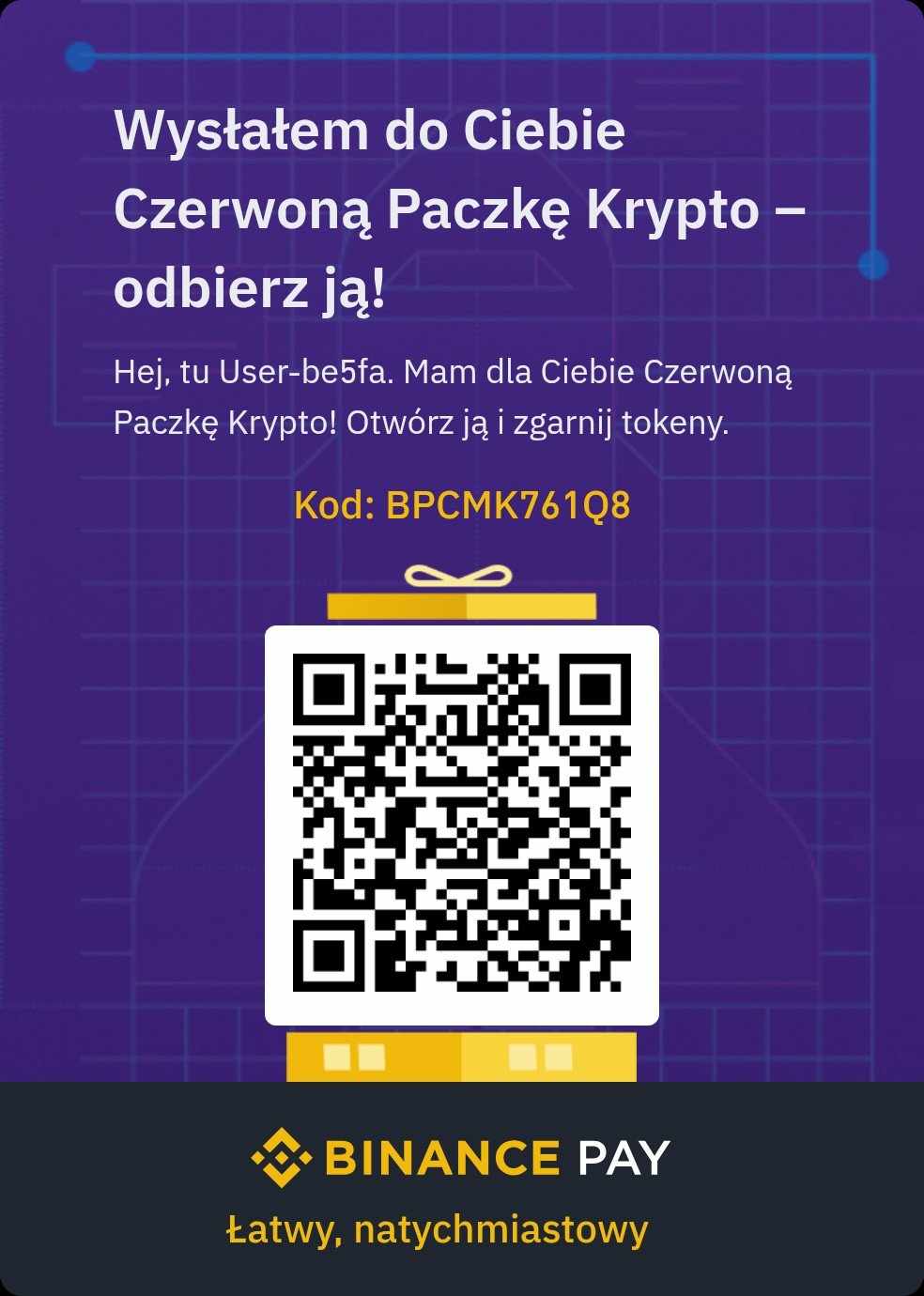 czerwona paczka binance luty 2025