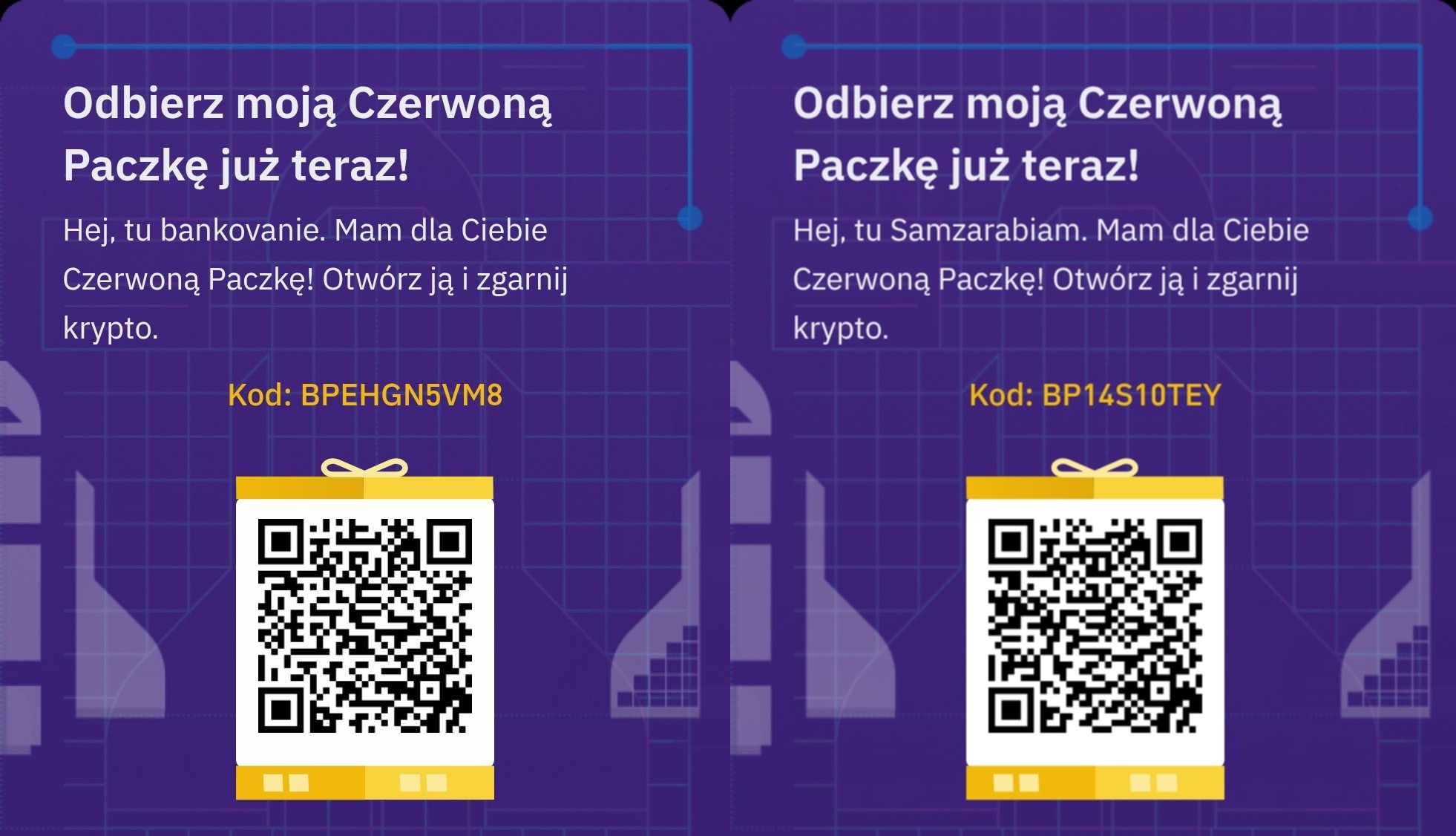 czerwone paczki binance marzec 2025