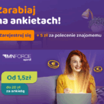 mnforce zarabianie na ankietach - zarejestruj