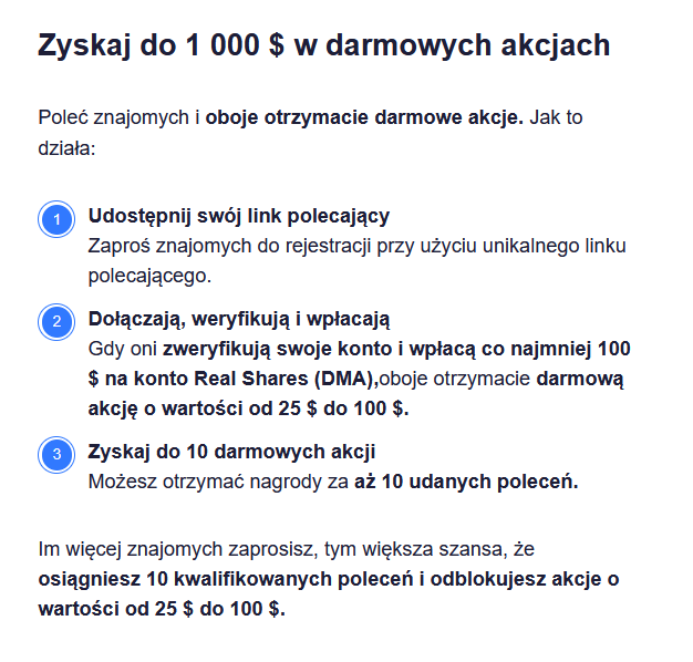 Naga trader warunki bonusu za polecenie