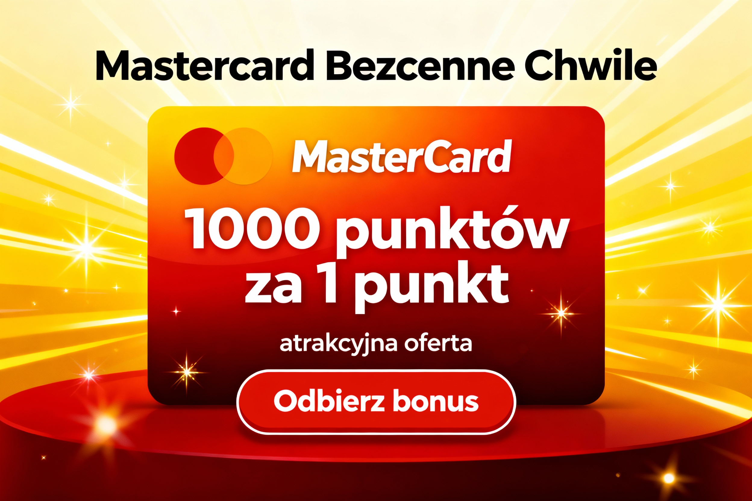 Promocja wymiany punktów w programie Bezcenne Chwile Mastercard
