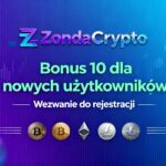 ZondaCrypto platforma - bonus 10$ ZND dla nowych użytkowników ze kodem WELCOME