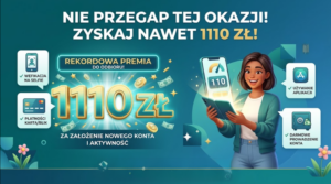 baner promujący ofertę Banku pocztowego z bonusem 1110zł